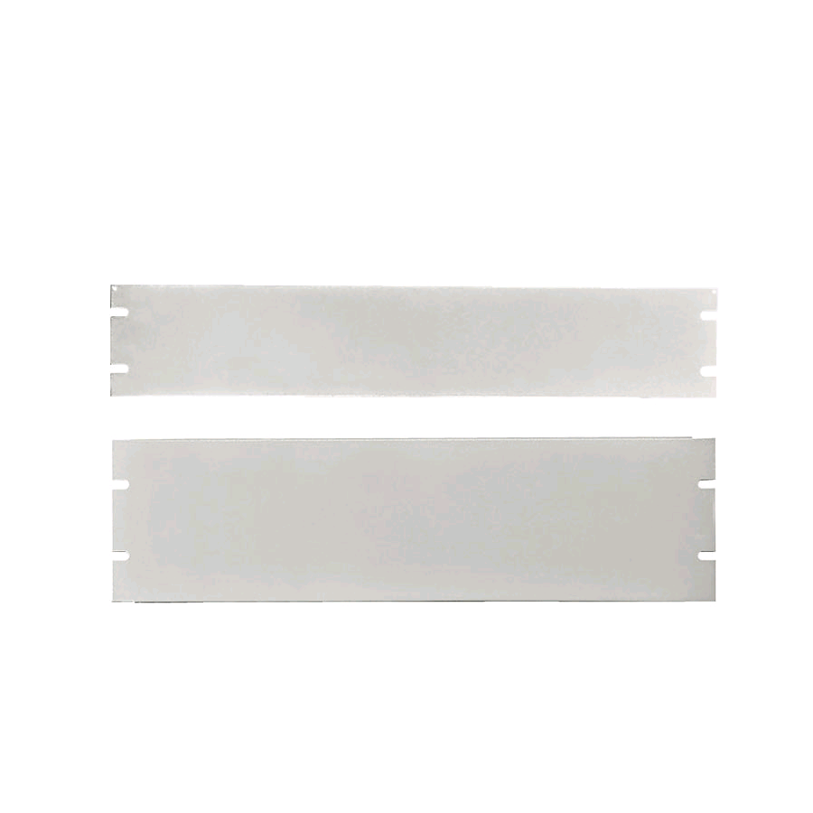 Фальш-панель на 3U, стальная с порошковым покрытием, цвет серый (RAL 7035) (SZB-00-00-33/3)