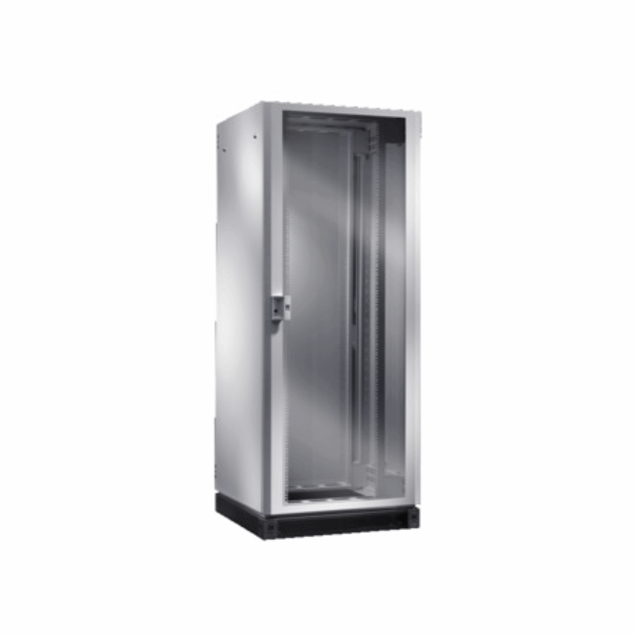 ТЕ8000 Шкаф 800x2100x800 42U обзорная дверь, бок.стенки, цоколь, предсобранный