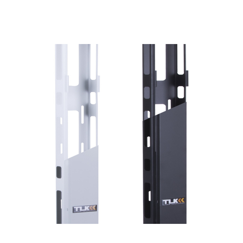 Органайзер кабельный вертикальный, 47U, для шкафов шириной 800мм серий TFR, TFL и TFA, Ш88хВ2092хГ61мм, металлический, с крышкой, с крепежом, цвет чер