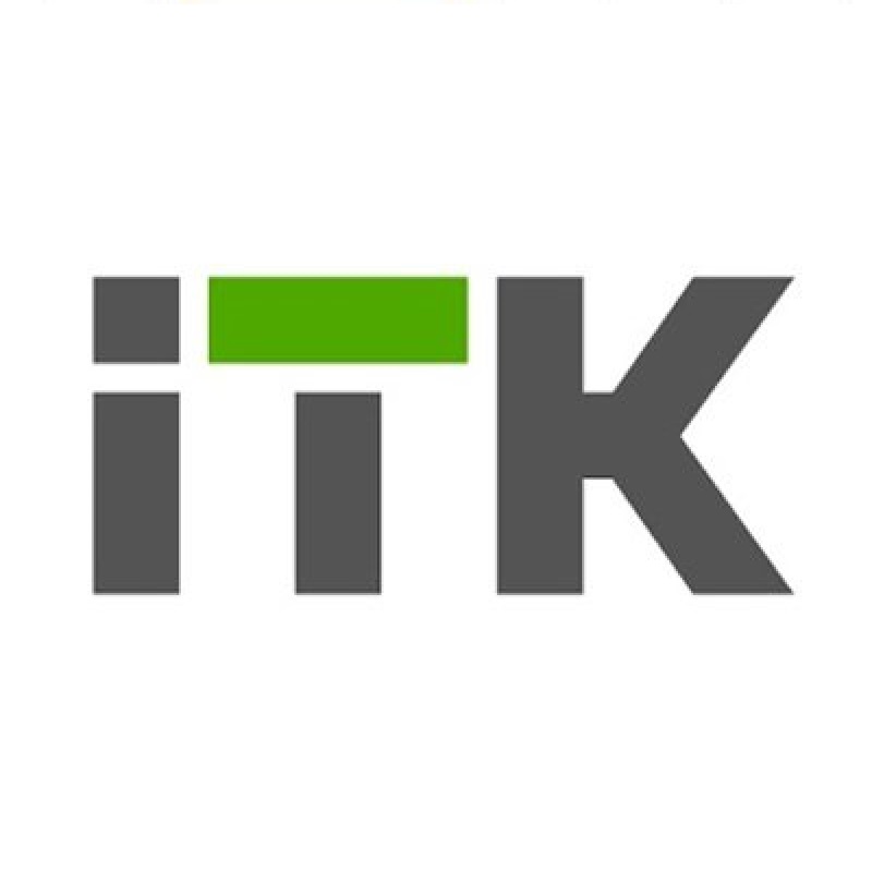ITK Планка для 3-х Keystone FTP с заземлением черная