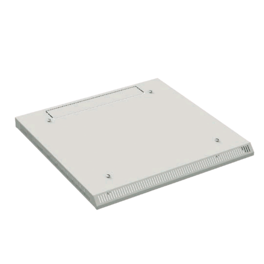 Стандартная сплошная крыша с заглушкой (380х71мм) для кабельного ввода для шкафов серии SZB IT 800x800, цвет серый (RAL 7035)