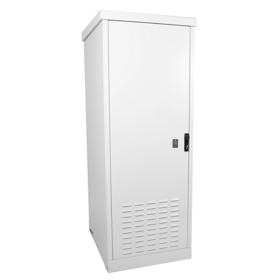 Шкаф уличный всепогодный напольный укомплектованный 12U (Ш700 × Г600), комплектация Т1-IP55