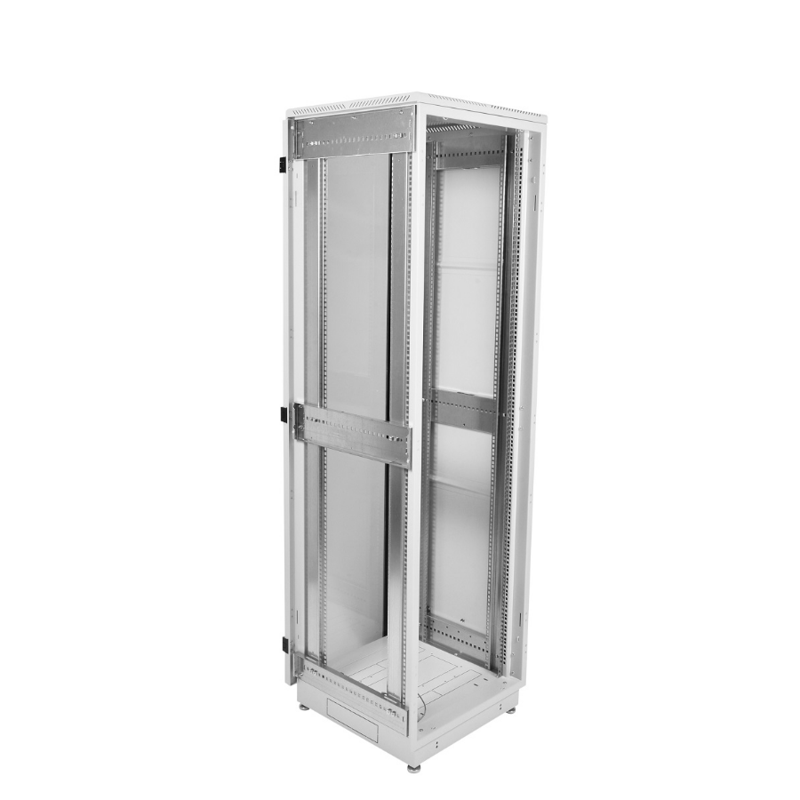 Шкаф телекоммуникационный напольный 38U (600x600) дверь стекло