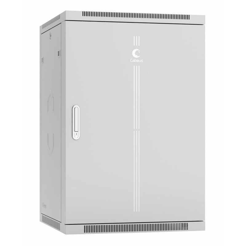 Шкаф телекоммуникационный настенный разобранный 19" 22U 600x450x1082mm (ШхГхВ) дверь металл, цвет серый (RAL 7035)