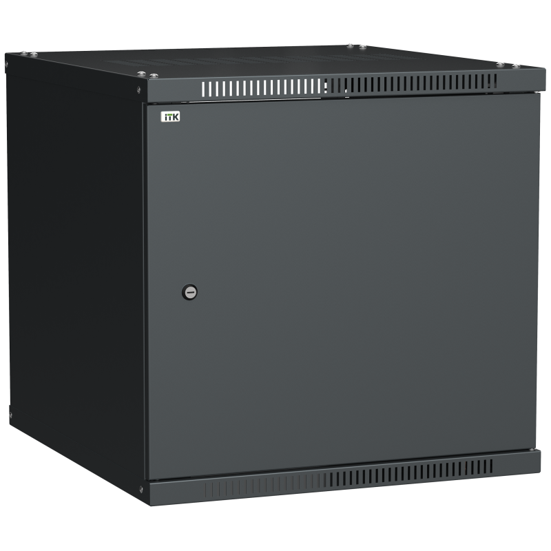 ITK Шкаф LINEA WE 12U 600x600мм дверь металл черный