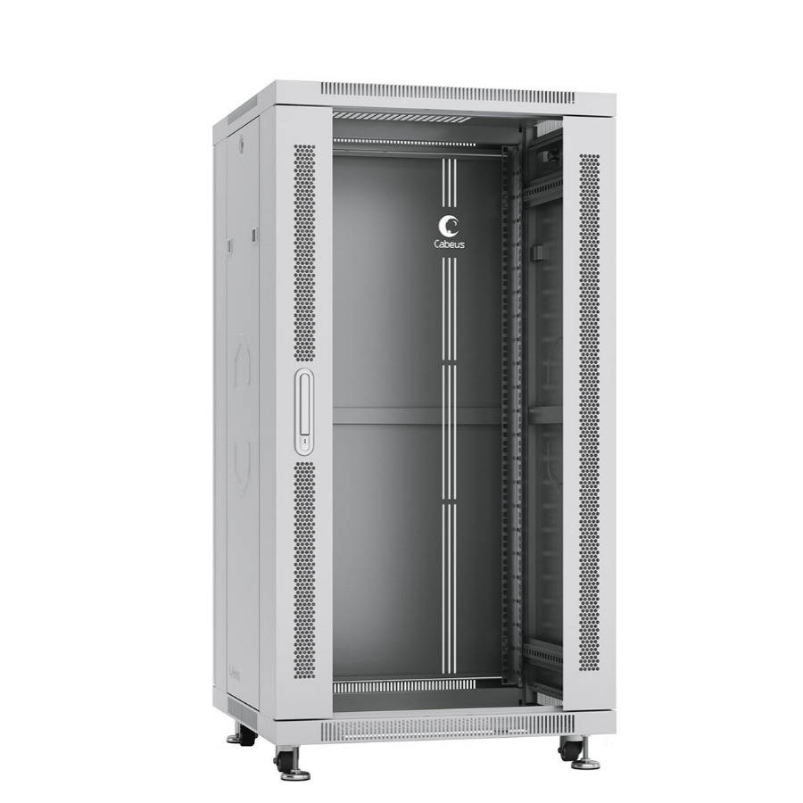 Шкаф монтажный телекоммуникационный 19" напольный для распределительного и серверного оборудования 22U 600x1000x1166mm (ШхГхВ)