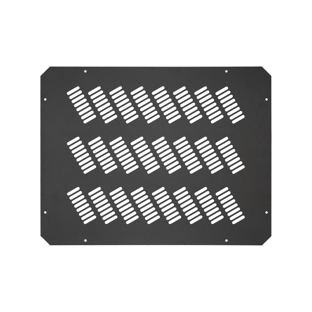 Заглушка проема вентиляторного блока TLK, перфорированная, 490х 380х1мм, черная