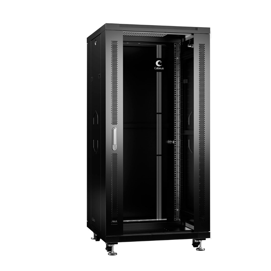 Шкаф монтажный телекоммуникационный 19" напольный для распределительного и серверного оборудования 27U 600x800x1388mm (ШхГхВ