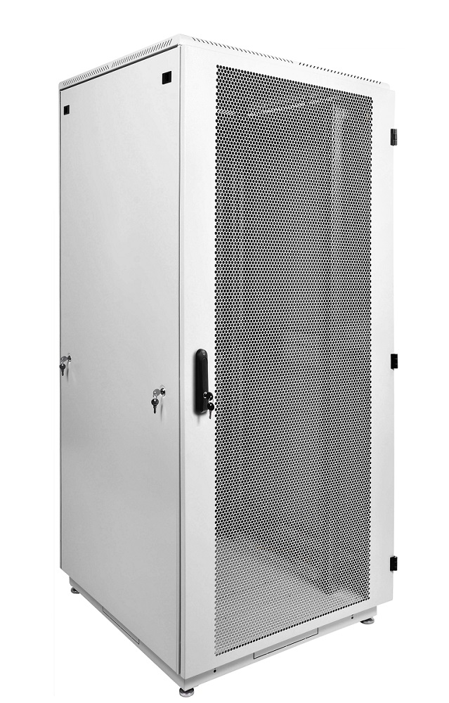  Купить Шкаф телекоммуникационный напольный 42U (800 × 1000) дверь перфорированная