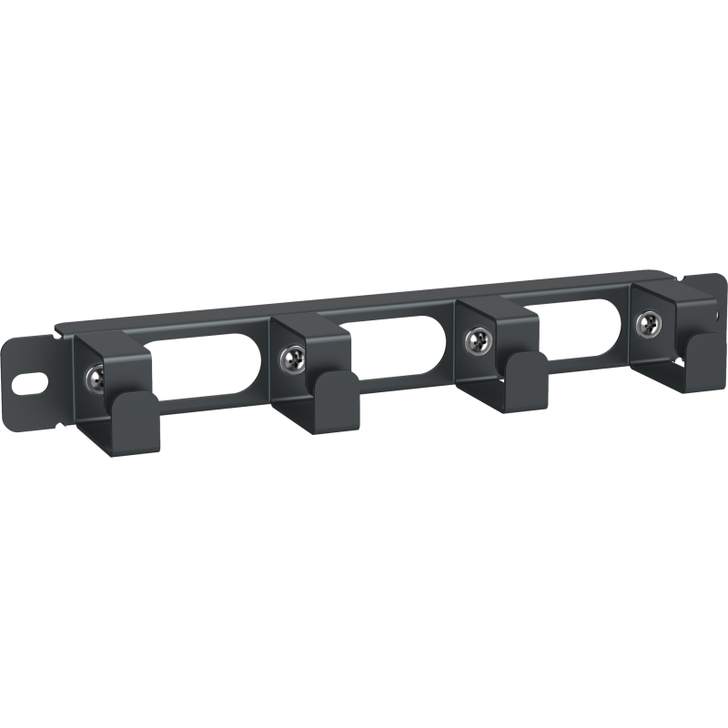 ITK Каб. орг. 10" 1U 4 кольца для шкафа 10" LINEA WS черный