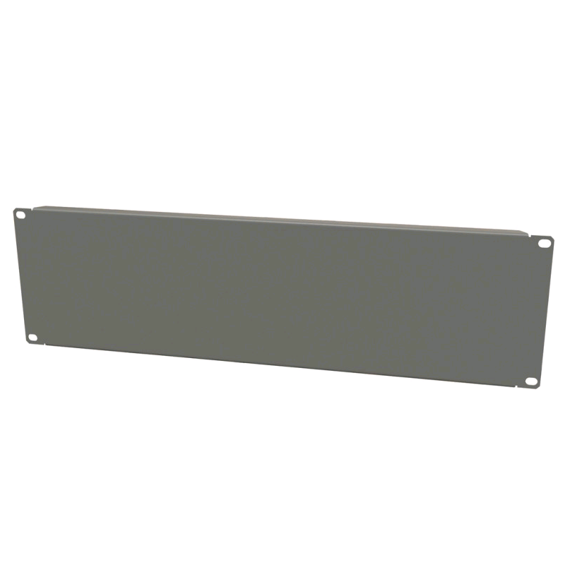 Фальш-панель на 3U, цвет серый (RAL 7035)