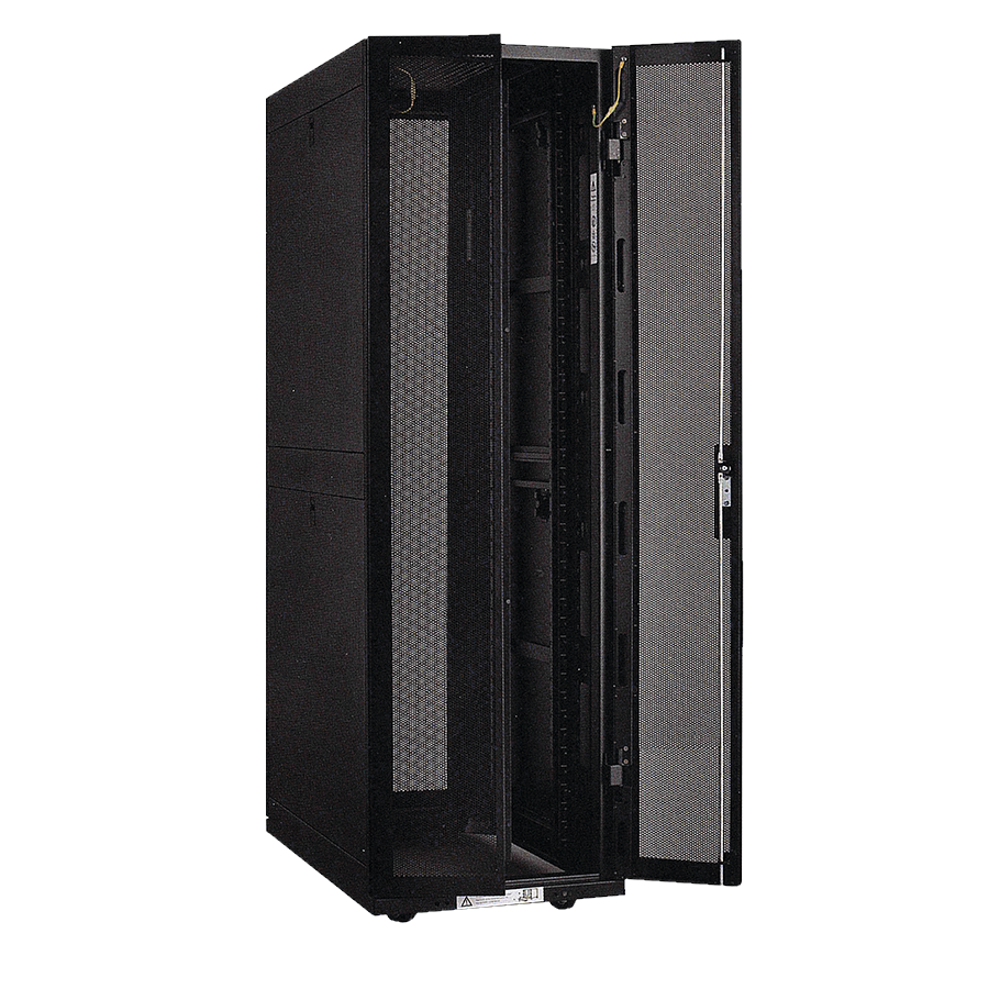 ITK Шкаф серверный 19", 33U, 800х1000 мм, передняя двухстворчатая перф. дверь, задняя перф., черный (место 2)