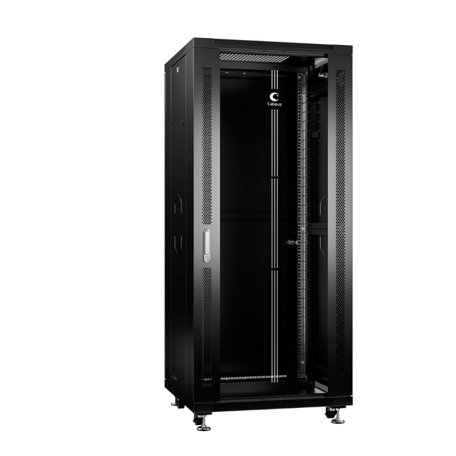 Шкаф монтажный телекоммуникационный 19" напольный для распределительного и серверного оборудования 32U 600x800x1610mm (ШхГхВ