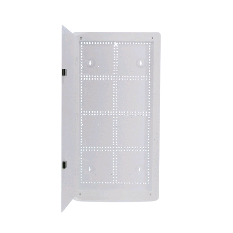 Шкаф настенный с передними петлями, для скрытого монтажа, 28"(711.2) x 365.1 х 100.6 мм (ВхШхГ), белый