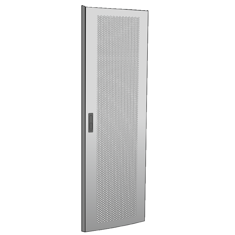 ITK Дверь перфорированная для шкафа LINEA N 24U 600 мм серая