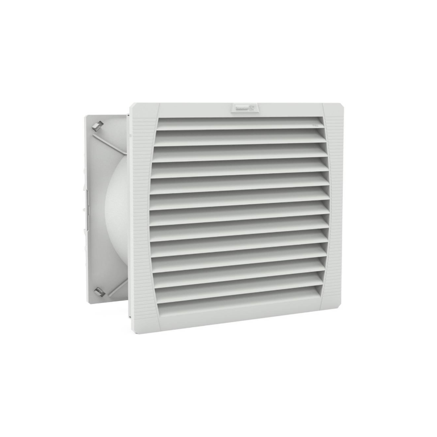Вентилятор с фильтром для шкафов Elbox серии EMS, 320х320х150, до 505 м3/ч, 230 В, IP 55, цвет серый