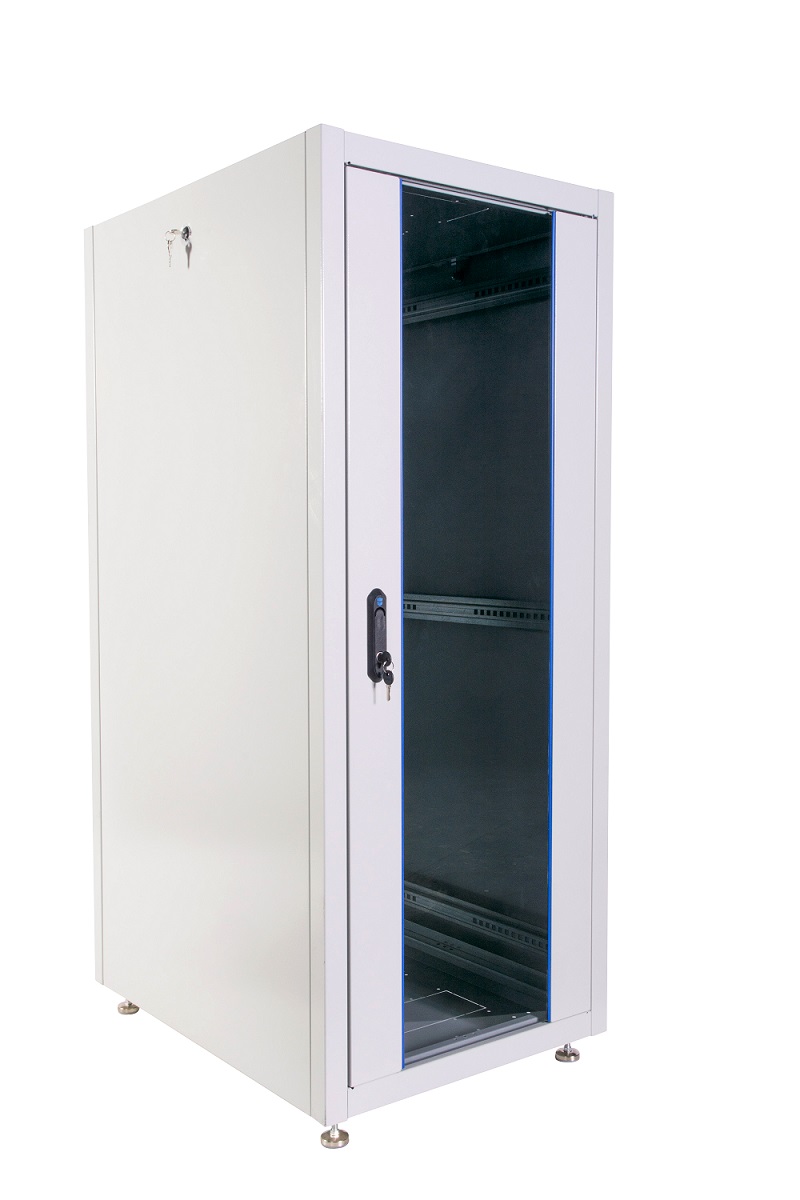  Купить Шкаф телекоммуникационный напольный ЭКОНОМ 30U (600 × 1000) дверь стекло, дверь металл