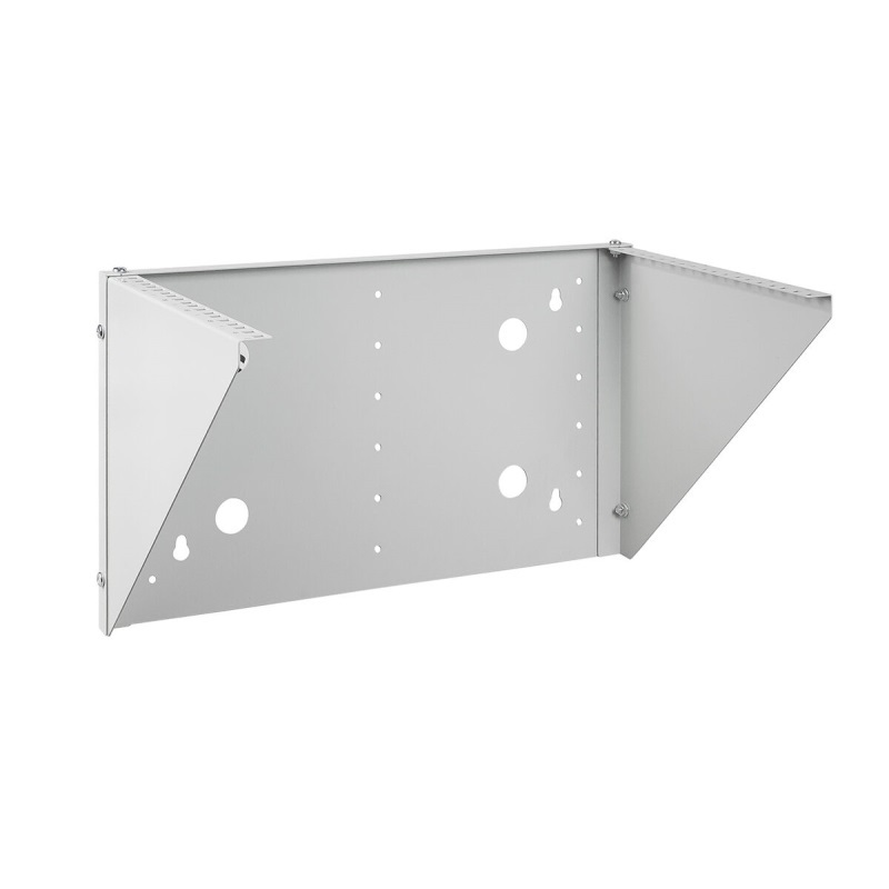 Кронштейн настенный вертикальный 19" 6U, цвет серый