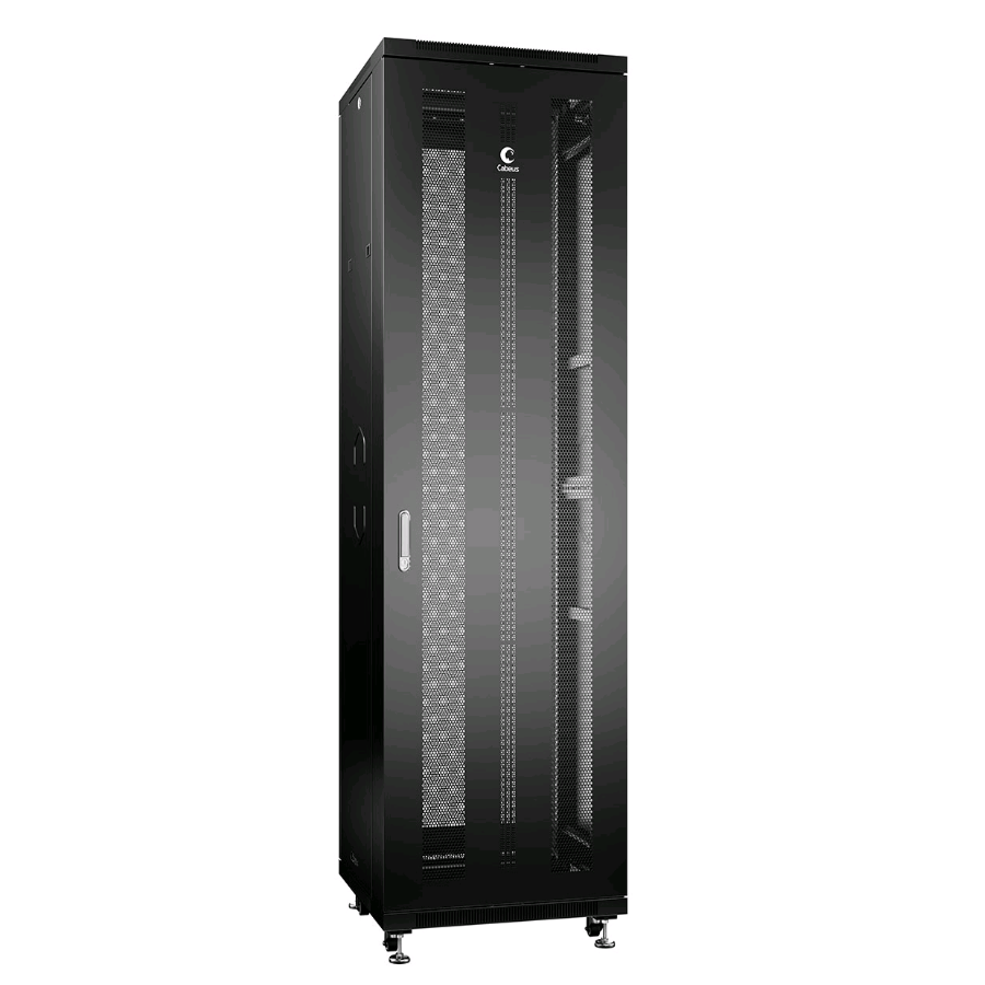 Шкаф монтажный телекоммуникационный 19" напольный для распределительного и серверного оборудования 42U 600x800x2055mm (ШхГхВ