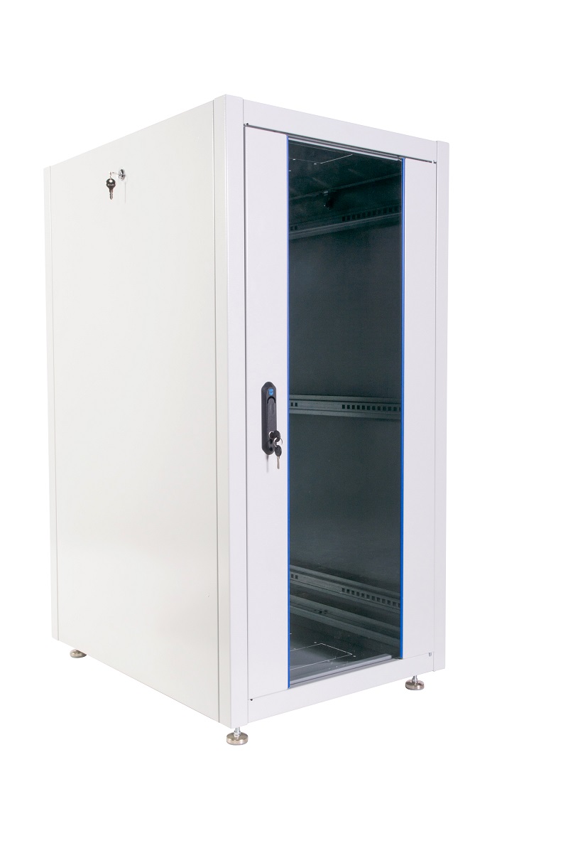  Купить Шкаф телекоммуникационный напольный ЭКОНОМ 24U (600 × 1000) дверь стекло, дверь металл