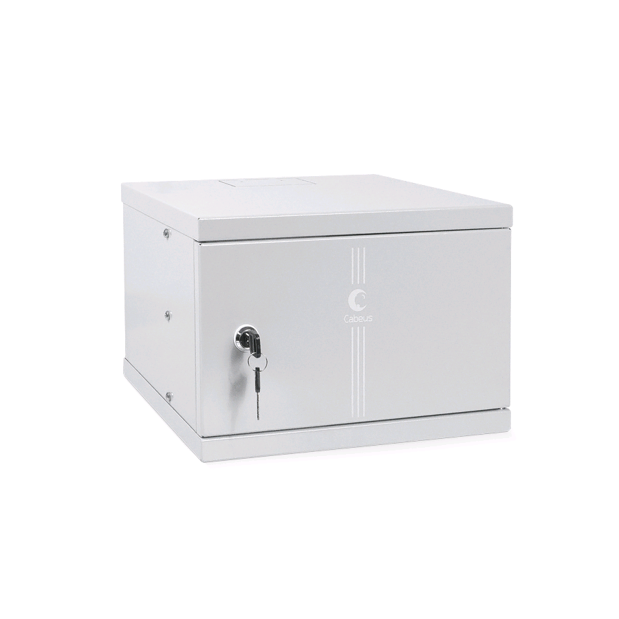 Шкаф телекоммуникационный настенный 10" 4U 326x300x225mm (ШхГхВ) дверь металл