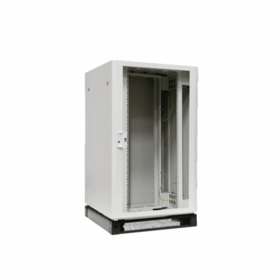 ТЕ8000 Шкаф 800x1300x800 24U обзорная дверь, бок.стенки, цоколь, предсобранный