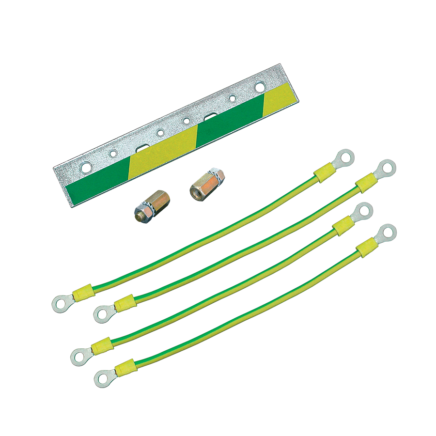 Комплект заземления, ship, 701603001, длина проводника 30 см, арт. 1-01 (16). Комплект крепления заземления. Rit ground комплект зажимов кабеля для шины заземления (упак. Крепление заземляющего проводника kzp 1.