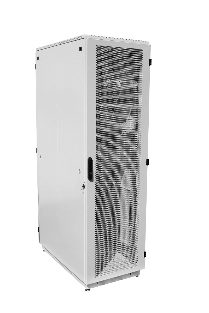  Купить Шкаф телекоммуникационный напольный 33U (600 × 800) дверь перфорированная 2 шт.