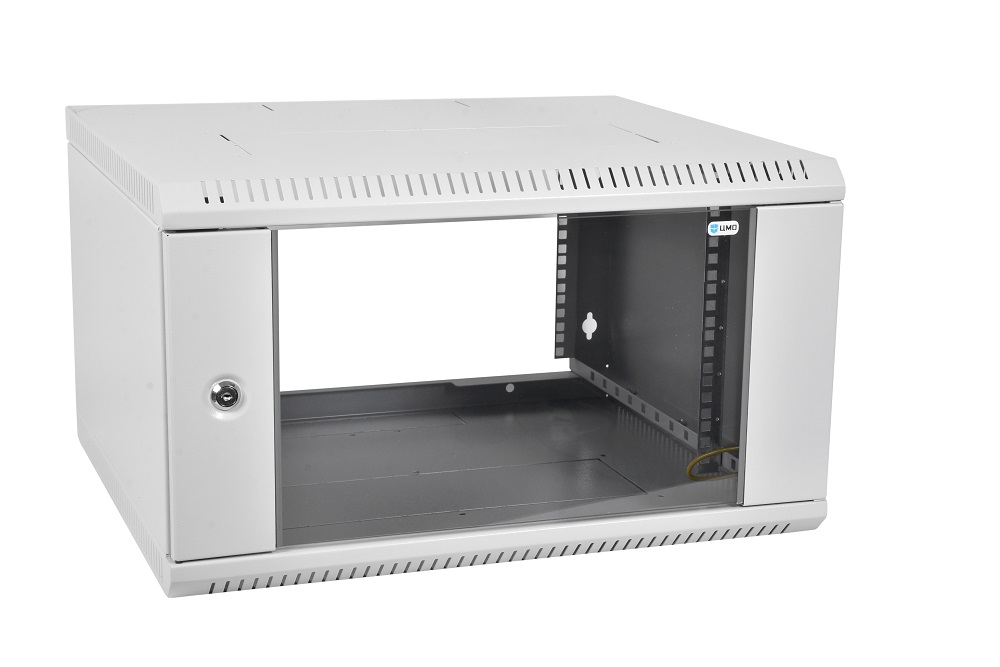  Купить Шкаф телекоммуникационный настенный разборный ЭКОНОМ 9U (600 × 520) дверь стекло