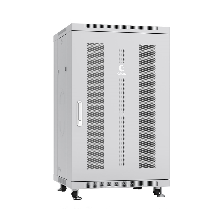 Шкаф монтажный телекоммуникационный 19" напольный для распределительного и серверного оборудования 18U 600x800x988mm (ШхГхВ) пе